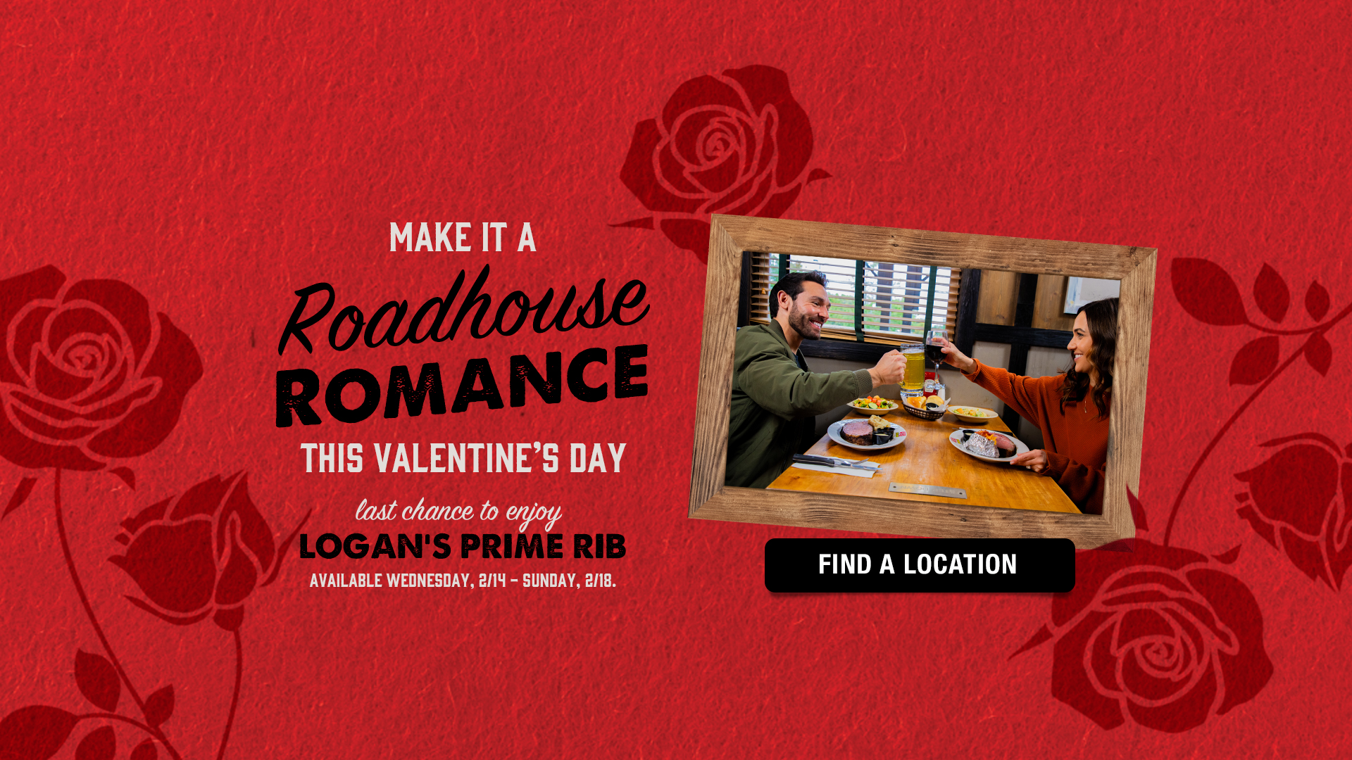 Valentine's Day 2024 Logan's Roadhouse